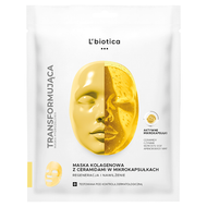 L'Biotica, maska kolagenowa z ceramidami, 1 sztuka