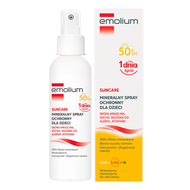Emolium Suncare, mineralny spray ochronny SPF 50+, 100 ml