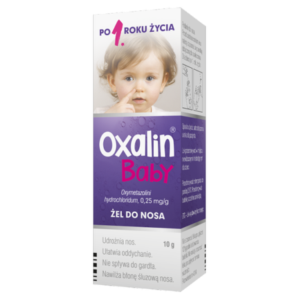 Oxalin Baby 0,25 mg/g żel do nosa - zdjęcie produktu