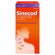 Sinecod 1,5 mg/ml, syrop, 100 ml