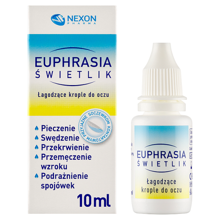 Euphrasia świetlik, krople do oczu, 10 ml - zdjęcie produktu