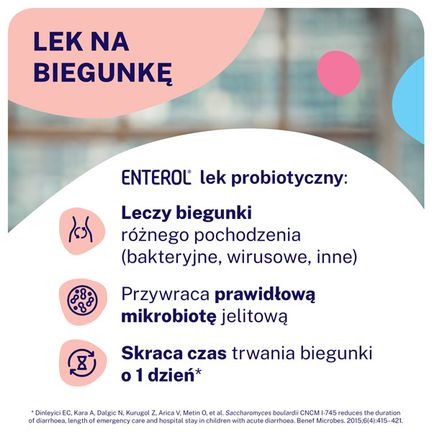 Enterol, 250 mg, 30 kapsułek - KAPSUŁKI