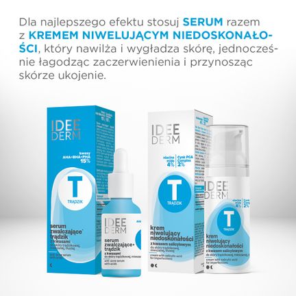 Idee Derm, serum przeciwtrądzikowe z kwasami, 30 ml - IDEEPHARM