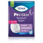 Pieluchomajtki  TENA Stretch ProSkin Super Night, rozmiar L, 10 sztuk