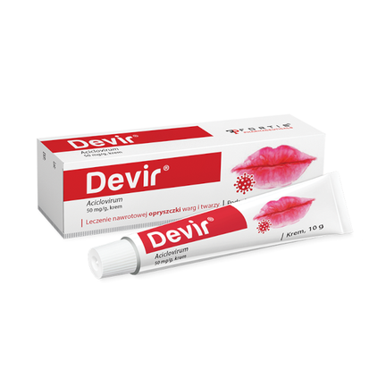 Devir, krem 50 mg/g, 10 g - zdjęcie produktu