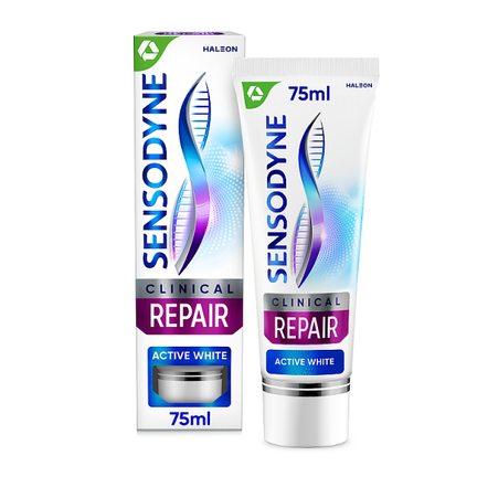 Sensodyne Clinical Repair Active White, pasta do zębów, 75 ml - Apteline.pl