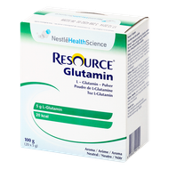 Resource Glutamin preparat aminokwasowy L-glutaminy w proszku, smak neutralny, 5 g x 20 saszetek