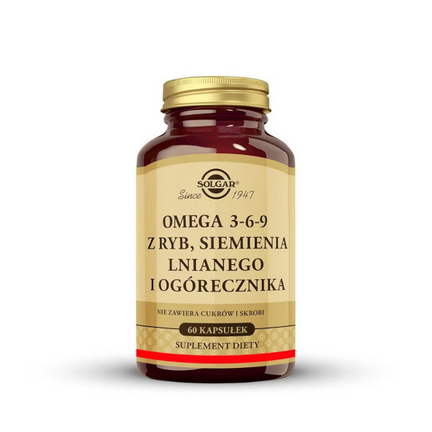 Solgar Omega 3-6-9, 60 kapsułek  - zdjęcie produktu
