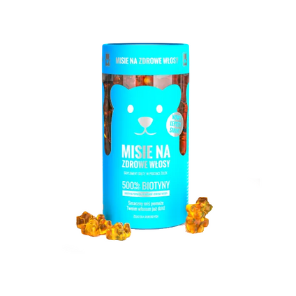 NOBLE HEALTH Misie na zdrowe włosy, żelki 300 g