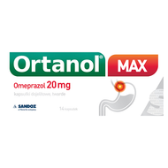 Ortanol Max 20 mg, 14 kapsułak dojelitowych