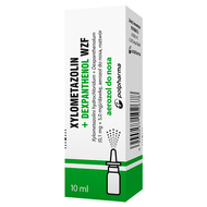 Xylometazolin + Dexpanthenol WZF, (0,1 mg + 5,0 mg)/dawkę, aerozol do nosa, 10 ml