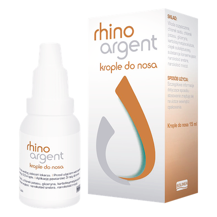 Rhinoargent, krople do nosa, 15 ml - zdjęcie produktu