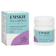 Emskie na gardło z solą emską, smak porzeczkowy, 30 pastylek do ssania