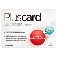 Pluscard 100 mg + 40 mg, 60 tabletek