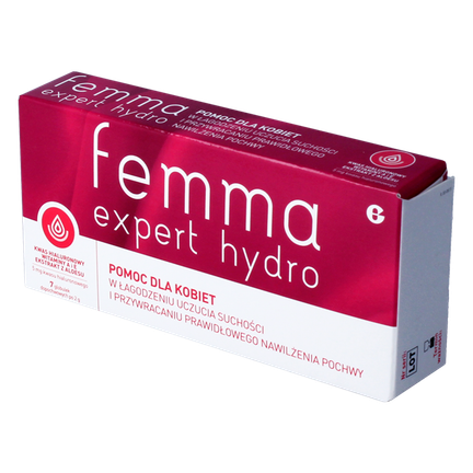 Femma expert hydro, 7 globulek dopochwowych - zdjęcie produktu