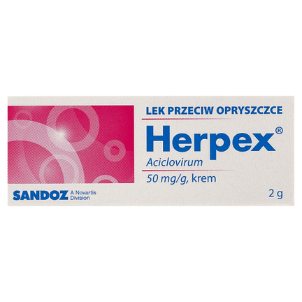 Herpex 50 mg/g, krem 2 g - zdjęcie produktu