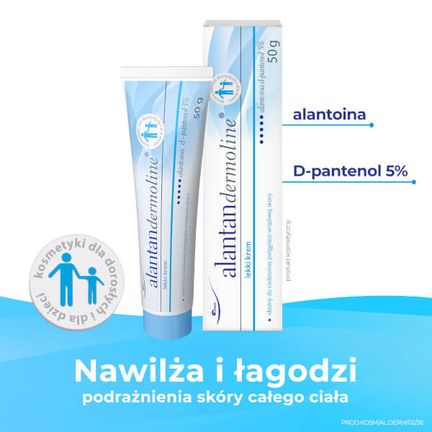 Alantandermoline, lekki krem z 5% d-pantenolu, 50 g - KOSMETYK