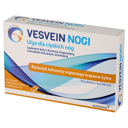 Vesvein Nogi, 30 tabletek - SUPLEMENT DIETY