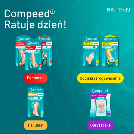 Compeed, plastry na odciski na palcach stóp, 10 sztuk 