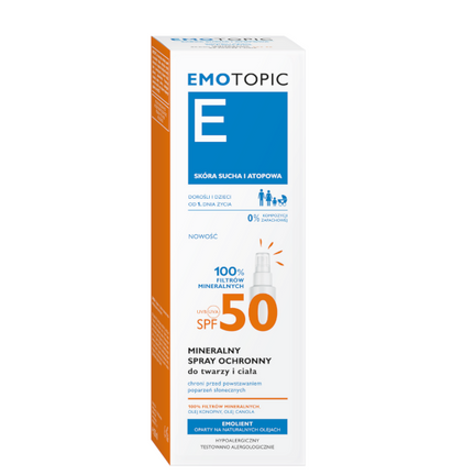 Emotopic, spray ochronny SPF50, 100 ml - KOSMETYK
