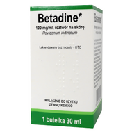 Betadine 100 mg/ml, roztwór na skórę, 30 ml (import równoległy Pharmapoint)