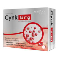 Cynk 15 mg Activlab Pharma, 60 tabletek