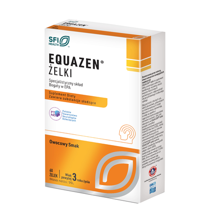 Equazen, smak owocowy, 60 żelek - zdjęcie produktu