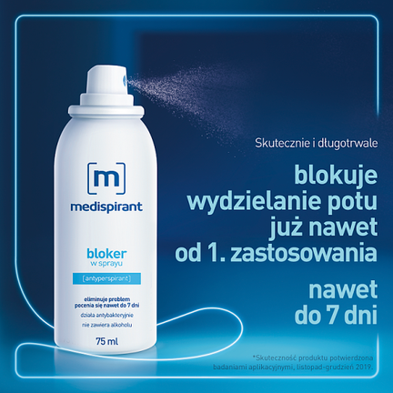 Medispirant bloker w sprayu, 75 ml - AFLOFARM