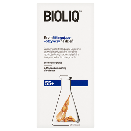AFLOFARM Bioliq 55+, krem liftingująco-odżywczy na dzień, 50 ml — Składniki i ocena