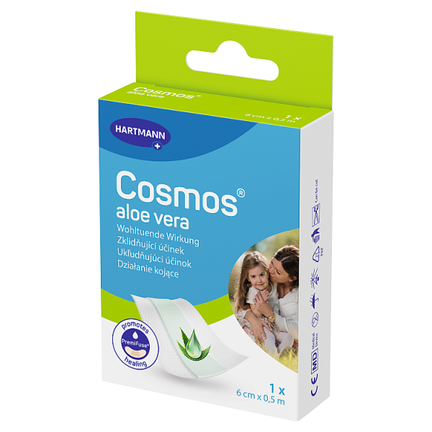 Cosmos Aloe Vera Plaster, 6 cm × 0,5 m, 1 sztuka - WYRÓB MEDYCZNY