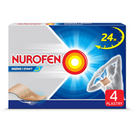 Nurofen Mięśnie i Stawy, 200 mg, plaster leczniczy, 4 sztuki