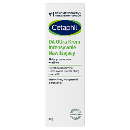 Cetaphil DA Ultra, krem intensywnie nawilżający, dla całej rodziny, 100 g  - KOSMETYK