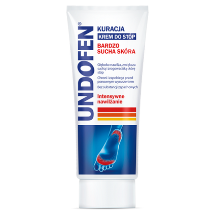 PERRIGO Undofen Kuracja, krem do stóp, bardzo sucha skóra, 100 ml