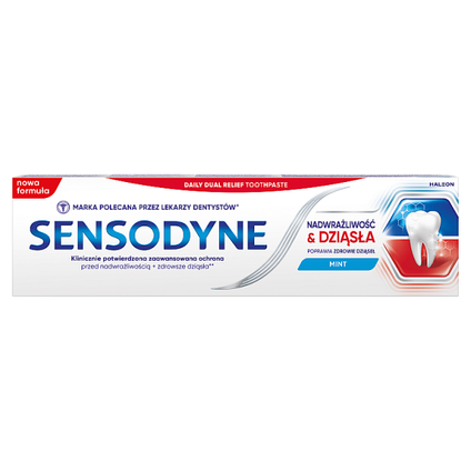 GLAXOSMITHKLINE Sensodyne Nadwrażliwość i Dziąsła, pasta do zębów, 75 ml — Inhaltsstoffe i ocena
