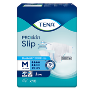 TENA Slip Proskin Plus, pieluchomajtki, rozmiar M, 10 sztuk