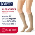 Podkolanówki uciskowe JOBST ULTRA SHEER CCL1, naturalny, r. 3 - 4019702217636