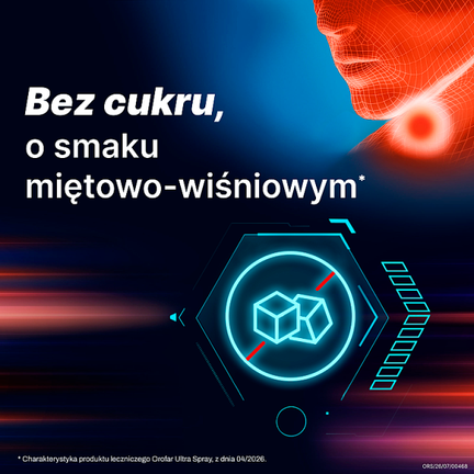 Orofar Ultra Spray, 8,75 mg/dawkę, aerozol do stosowania w jamie ustnej, 15 ml - Przeciwbólowe