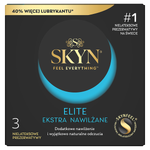 Prezerwatywa Unimil Skyn Elite Extra Lubricated, nielateksowe, 3 sztuki