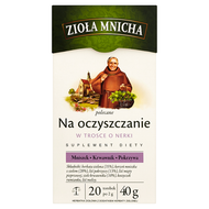 Zioła Mnicha, na oczyszczanie, 20 torebek