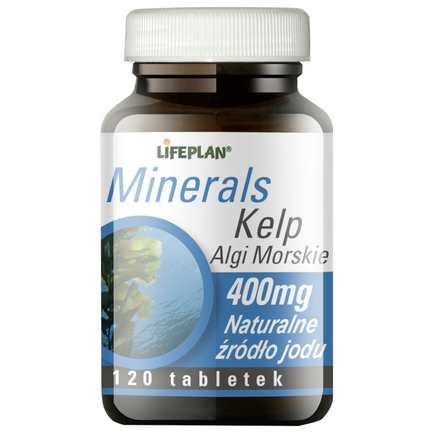 Kelp Algi Morskie, źródło jodu, 120 tabletek - zdjęcie produktu