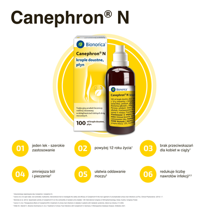 Canephron N, krople doustne, 100 ml - Układ moczowy