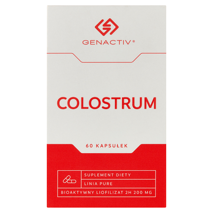 Colostrum Genactiv (Colostrigen), 60 kapsułek - SUPLEMENT DIETY
