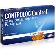 Controloc control 20 mg, 14 tabletek dojelitowych