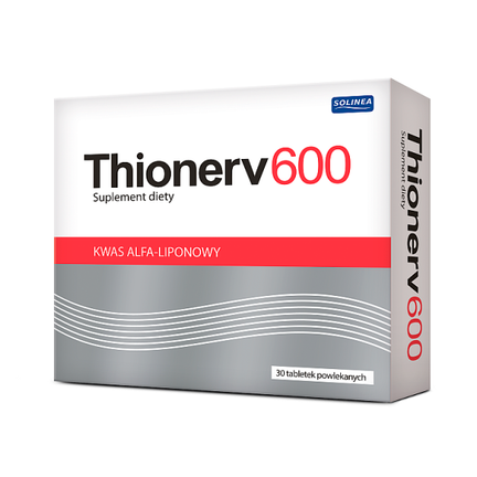 Thionerv 600, 30 tabletek powlekanych - SUPLEMENT DIETY