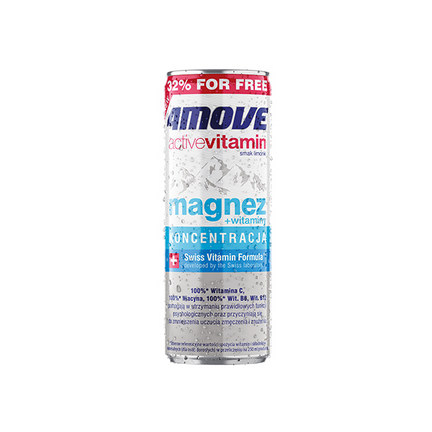 4Move Active Vitamin Magnez i Witaminy, 330 ml - zdjęcie produktu