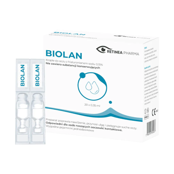 Biolan 0,15%,  0,35 ml x 20 minimsów