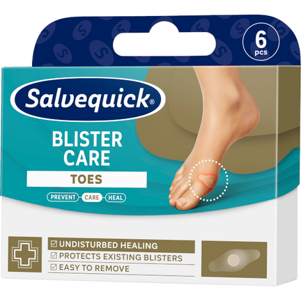 Salvequick, Blister Care Toes, plaster, 6 sztuk - zdjęcie produktu