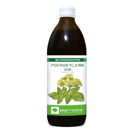 Podagrycznik, sok, 500 ml - zdjęcie produktu