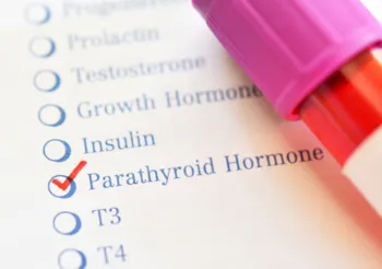 Parathormon jest hormonem polipeptydowym produkowanym przez niewielkie gruczoły parzysto umiejscowione w bocznych częściach tarczycy. /Fot. Canva