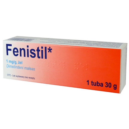 Fenistil 0,1%, żel, 30 g (import równoległy Pharmapoint) - zdjęcie produktu